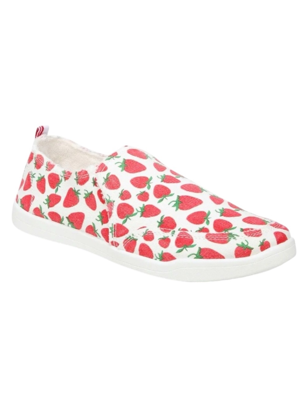 Vionic Beach Strawberry Venice Malibu Casual Canvas Slip On Shoes